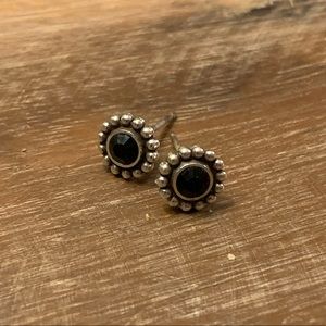 Brighton Twinkle Mini Post Earrings - Black